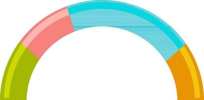 bunt Infografik Element zum Geschäft Konzept. vektor