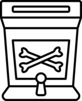 Arkade Symbol im eben Stil. vektor