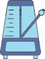 vektor illustration av metronom ikon.