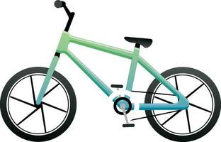 schön glänzend Fahrrad Symbol. vektor
