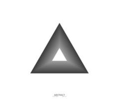 Dreieck Linie Design Pyramide Form vektor