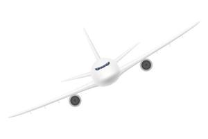 passagerare flygplan lager vektorillustration isolerad på vit bakgrund vektor