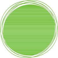 platt grön klistermärke, märka eller märka design. vektor