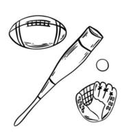 amerikan fotboll och rugby vektor emoji uppsättning illustrationer. amerikan fotboll och rugby uttryckssymboler