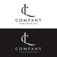 Luxus und modern Monogramm Initiale Brief cl , lc , l , c Monogramm Logo design.logo zum Geschäft, Geschäft Karte oder Identität und Unternehmen. vektor