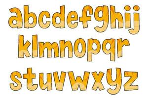 handgemacht Dinosaurier Haut Briefe. Farbe kreativ Kunst typografisch Design vektor
