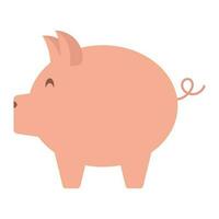 Schweinchen Bank, Schweinchen Bank Symbol. Vektor Illustration