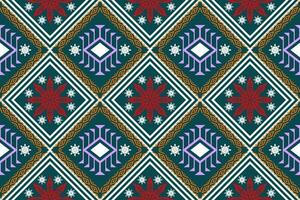 ethnisch Zahl aztekisch Stickerei Stil. geometrisch Ikat orientalisch traditionell Kunst Musterdesign zum ethnisch Hintergrund, Hintergrund, Mode, Kleidung, Verpackung, Stoff, Element, Sarong, Grafik, Vektor Illustration