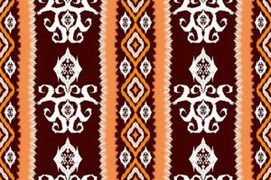 ethnisch Zahl aztekisch Stickerei Stil. geometrisch Ikat orientalisch traditionell Kunst Musterdesign zum ethnisch Hintergrund, Hintergrund, Mode, Kleidung, Verpackung, Stoff, Element, Sarong, Grafik, Vektor Illustration