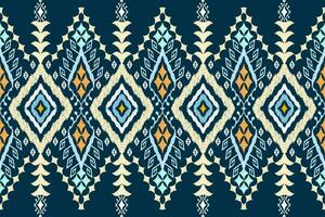 ethnisch Zahl aztekisch Stickerei Stil. geometrisch Ikat orientalisch traditionell Kunst Musterdesign zum ethnisch Hintergrund, Hintergrund, Mode, Kleidung, Verpackung, Stoff, Element, Sarong, Grafik, Vektor Illustration