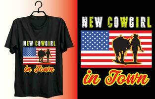 detta är min ny unik cowgirl t skjorta design för t-shirt, kort, ram konstverk, telefon fall, påsar, muggar, klistermärken, tumlare, skriva ut etc. vektor