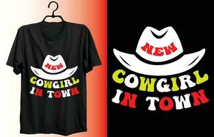 detta är min ny unik cowgirl t skjorta design för t-shirt, kort, ram konstverk, telefon fall, påsar, muggar, klistermärken, tumlare, skriva ut etc. vektor