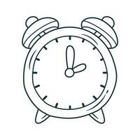 Vektor Gekritzel Stil retro Alarm Uhr Illustration