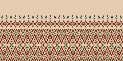 ethnisch abstrakt Ikat Kunst. nahtlos Muster im Stammes-, Volk Stickerei, und Mexikaner Stil. aztekisch geometrisch Kunst Ornament drucken. Design zum Teppich, Hintergrund, Kleidung, Verpackung, Stoff, Abdeckung, Textil. vektor