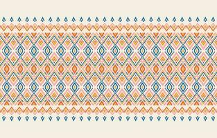 ethnisch abstrakt Ikat Kunst. nahtlos Muster im Stammes-, Volk Stickerei, und Mexikaner Stil. aztekisch geometrisch Kunst Ornament drucken. Design zum Teppich, Hintergrund, Kleidung, Verpackung, Stoff, Abdeckung, Textil. vektor