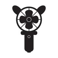 Handheld Ventilator Symbol Logo Vektor Design Vorlage