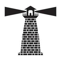 Leuchtturm Symbol Vektor Illustration Logo Vorlage