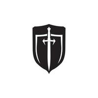 korsa svärd, sabel och blad logotyp ikon platt enkel vektor symbol och bonus ikon