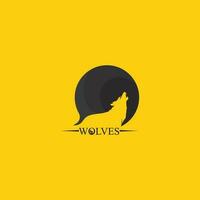 Wölfe Logo, Fuchs, Wolfskopf, Tier Vetor und Logo Design Wild Brüllen Hund Illustration, abstrakt für Spiel Logo Symbol Kopf Tier vektor