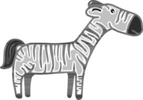 süß Karikatur von Zebra. vektor