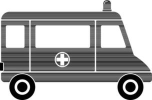 Vektor Illustration von ein Krankenwagen.