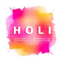 Holi vårfestival av färger vektor design