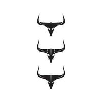 bull buffalo head ko djur maskot logo design vektor för sport horn buffalo djur däggdjur huvud logo vilda matador