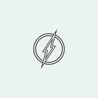 Blitz elektrische Vektor Blitz Symbol und Symbole