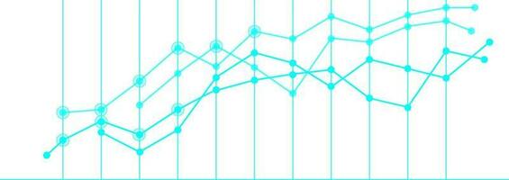 statistisch Graph Infografik zum Geschäft. vektor