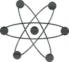 vektor tecken eller symbol av atom.