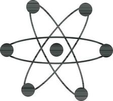 Vektor Zeichen oder Symbol von Atom.