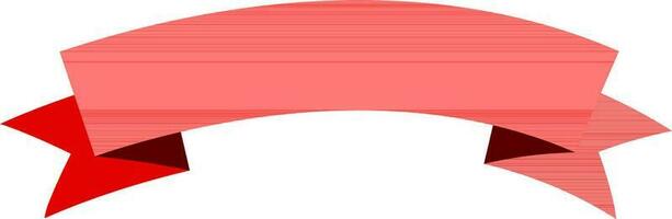 röd band baner design. vektor