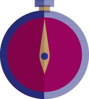 Sport Chronometer im Rosa und Blau Farbe. vektor