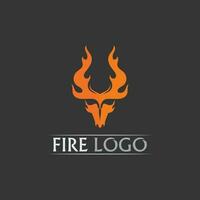 Feuerlogo und -ikone, heißes flammendes Elementvektorflammenillustrationsdesignenergie, warm, Warnung, Kochzeichen, Logo, Symbol, Licht, Kraftwärme power vektor