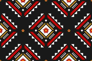 geometrisch ethnisch nahtlos Muster traditionell. amerikanisch, Mexikaner Stil. aztekisch Stammes- Ornament drucken. vektor