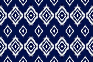 Stoff Ikat Muster Kunst. ethnisch nahtlos Muster traditionell. amerikanisch, Mexikaner Stil. vektor