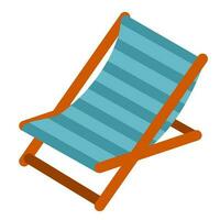 sommar strand hopfällbar duk säng vektor