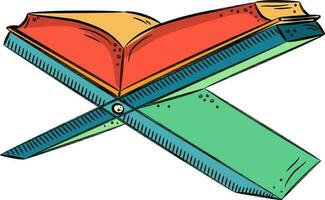 Illustration von islamisch heilig Buch, Koran. vektor