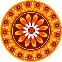 cirkulär mandala design. vektor