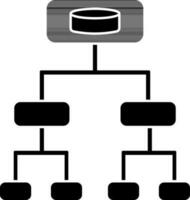deltagare hockey team tecken eller symbol i svart och vit Färg. vektor