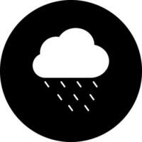 Vektor Illustration von Regenfall Symbol.