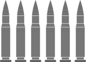 schwarz und Weiß Raketen im eben Stil. vektor