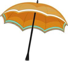Illustration von ein schön Regenschirm. vektor