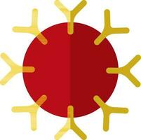 rot und Gelb immun System. vektor
