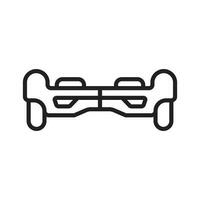 Hoverboard Symbol Vektor
