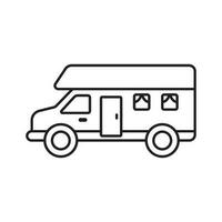 Food-Truck-Symbol vektor