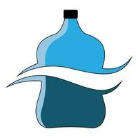 Wasser Logo Vektor Element Design