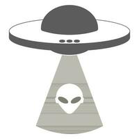 UFO Raum Vektor Symbol Illustration