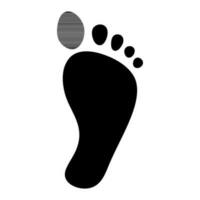 Fußabdruck Symbol Vektor Illustration