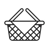 Picknickkorb-Symbol vektor